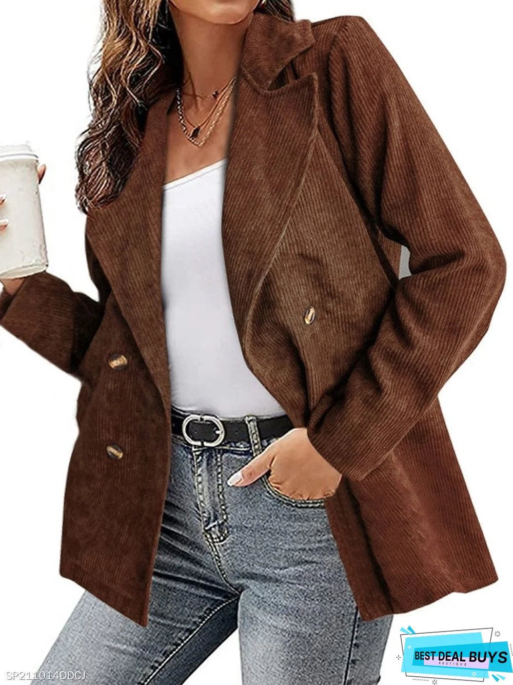 Hot Models Solid Color Jacket Blazers