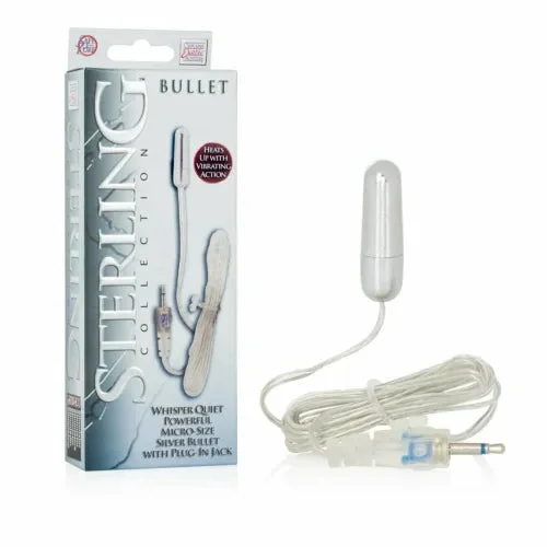 pornhint Pornhint CalExotics Sterling Collection - Wired Micro Bullet Vibrator-Remote Control S...