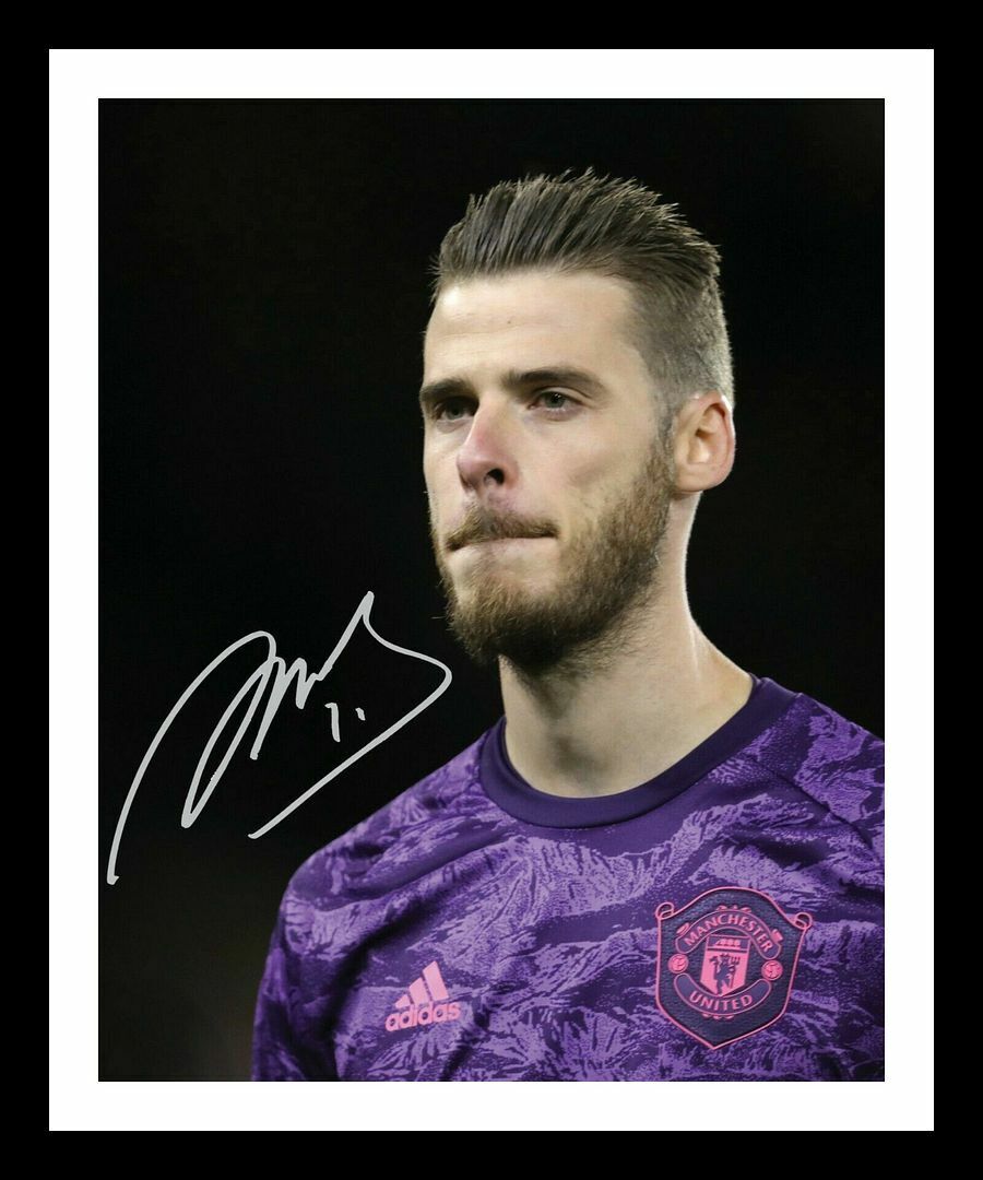 David De Gea - Manchester United Autograph Signed & Framed Photo Poster painting 3