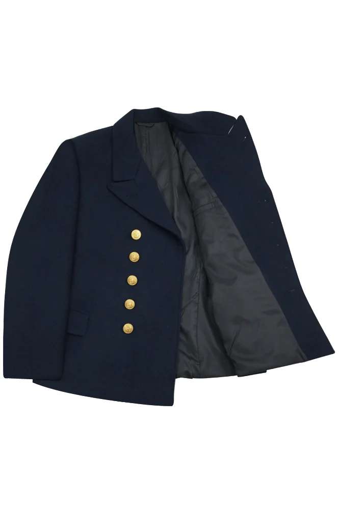   Kriegsmarine German Em Navy Blue Wool Pea Tunic Jacket German-Uniform