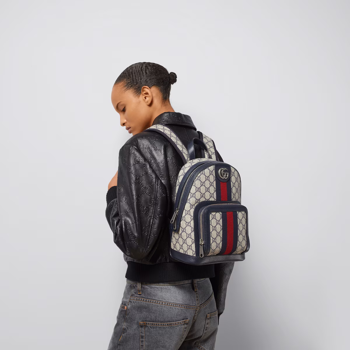 OPHIDIA GG SMALL BACKPACK