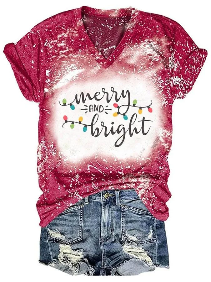 Fashion Tie Dye Print Short Sleeve T-Shirt