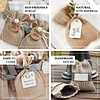 10 Pack | 4" Natural Jute Mini Burlap Sack Wedding Party Favor Bags