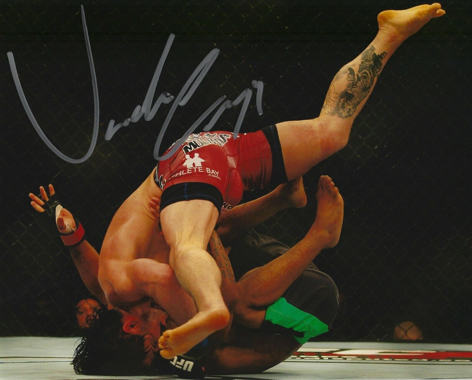 Ian McCall Signed 8x10 Photo Poster painting UFC WEC Uncle Ceepy v Demetrious Johnson FX Picture