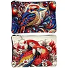 2pcs DIY Diamond Art Diamond Dot Card Pack 5D Diamond Painting Coin Pouch (Bird)