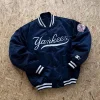 Retro baseball jacket warm coat