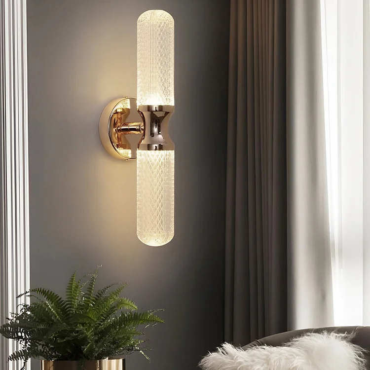 Minimalist Strip Three Step Dimming Light LED Modern Wall Sconces Lighting - Appledas