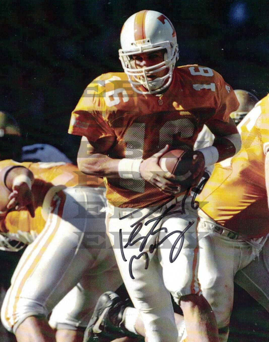 PEYTON MANNING Tennessee Volunteers Signed 8x10autographed Photo Poster painting Reprint