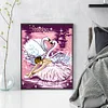 9CT Full Beaded Cross Stitch Kit - Swan Dance(43*54cm)、[Everydayedeals]