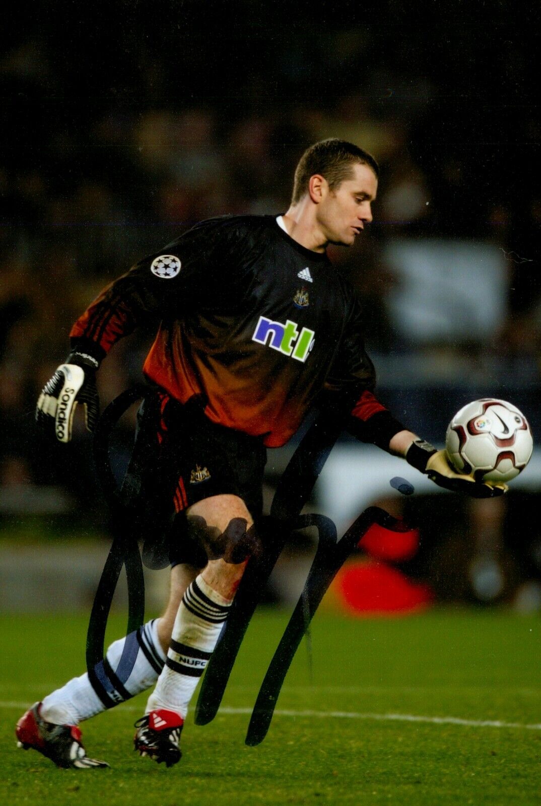 Shay Given Hand Signed 6x4 Photo Poster painting Newcastle United Rep. Ireland Autograph + COA