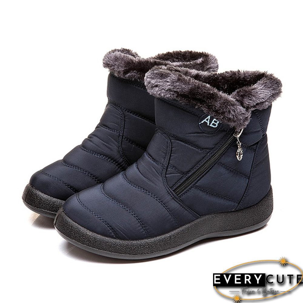 Women's Warm Waterproof Snow Boots Winter Non-slip Short Boots