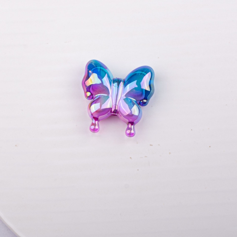 butterfly-shaped acrylic beads