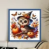 Halloween Pumpkin Owl-14CT Counted Cross Stitch 40*40cm/15.75*15.75in