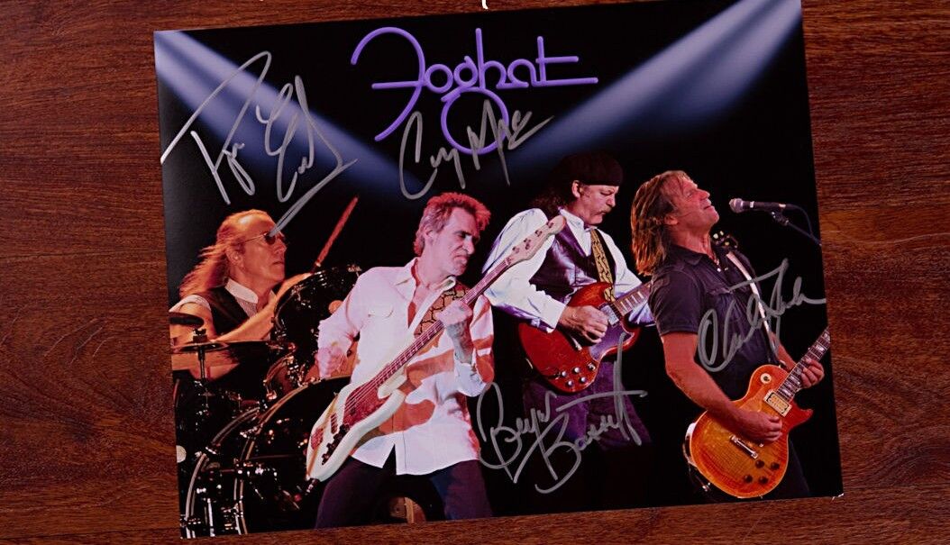 GFA American Rock Band * FOGHAT * Signed 11x14 Photo Poster painting AD1 PROOF COA