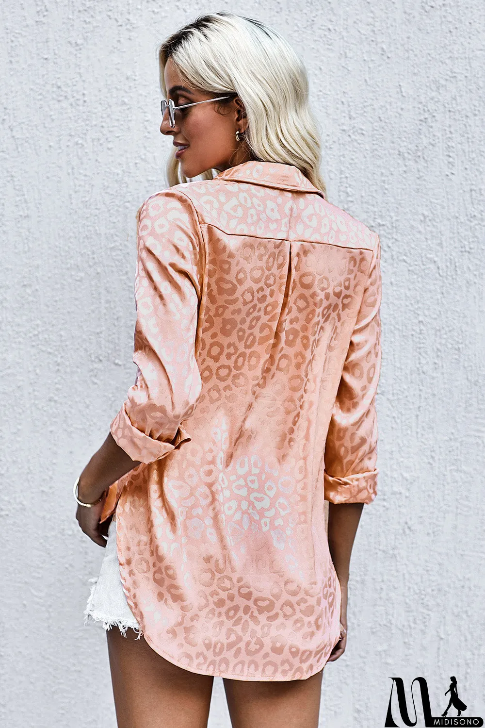 MidiSono - Embossed Button Shirt