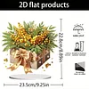 (US Local)Flower Double Sided Effect Table Top Diamond Painting Desktop Ornaments Kit (Christmas)