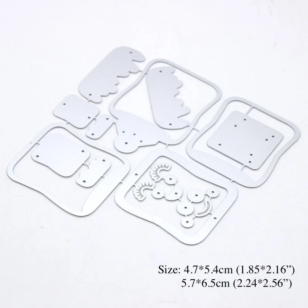 KSCRAFT Cute Marshmallow Shaker Metal Cutting Dies Stencils for DIY Scrapbooking Decorative Embossing DIY Paper Cards