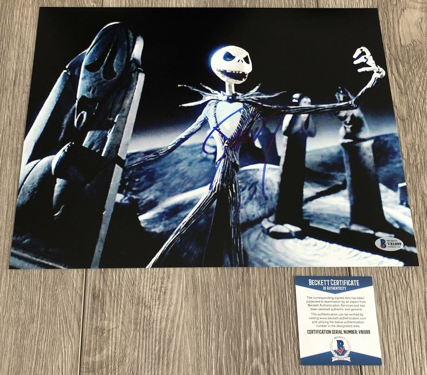 DANNY ELFMAN SIGNED THE NIGHTMARE BEFORE CHRISTMAS 11x14 Photo Poster painting w/EXACT PROOF COA