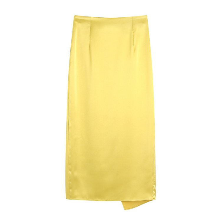 2025 New 3D Flowers Tulle Suspender Tube Top Yellow Two Piece Set