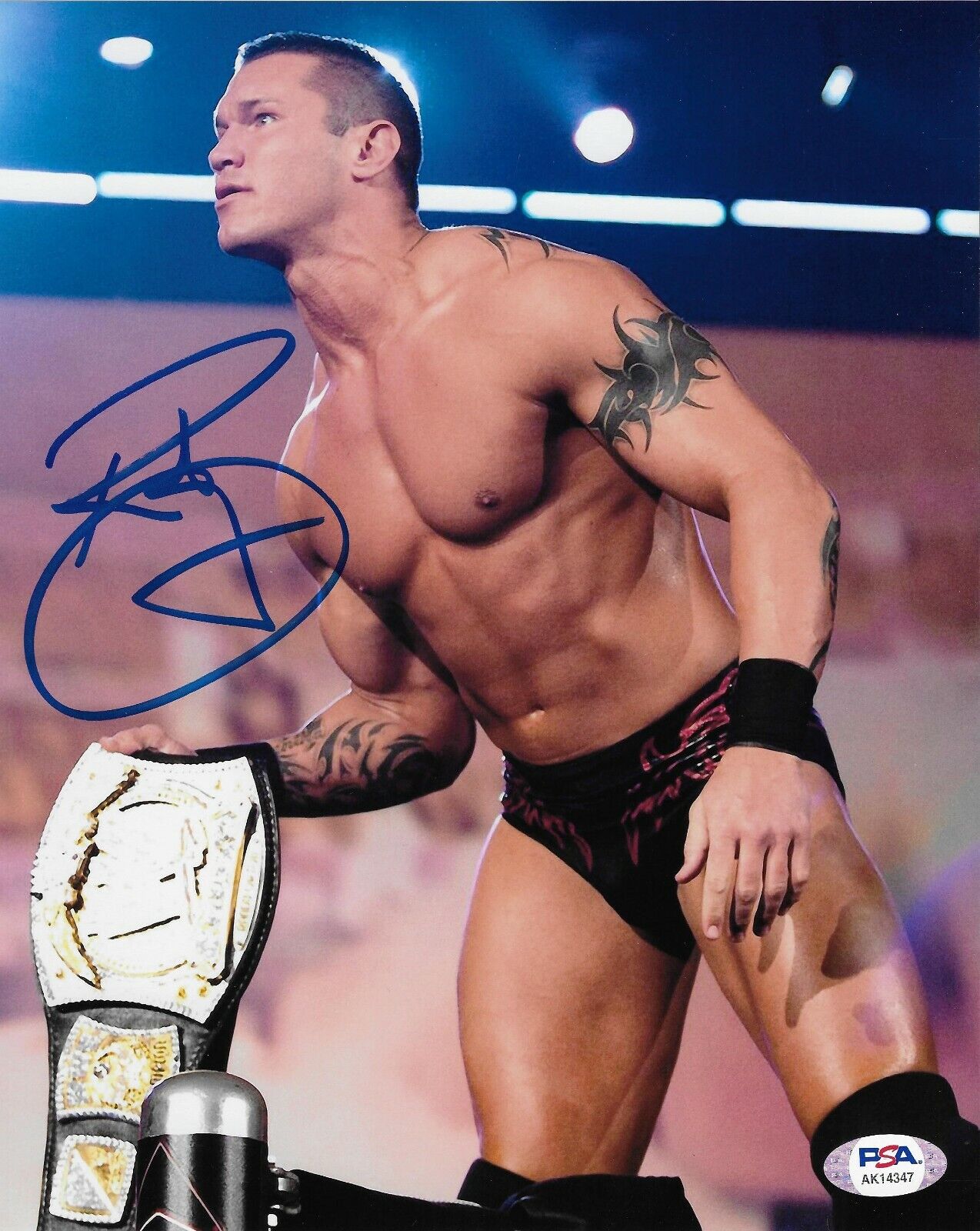 Randy Orton WWE Signed Autograph 8x10 Photo Poster painting #3 w/ PSA COA