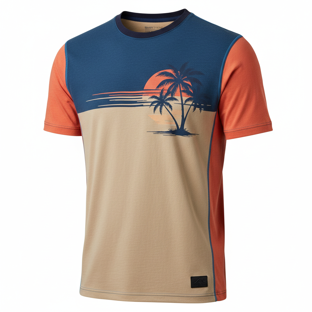 thesupersurf Colorful Tropical Graphic T-Shirt 