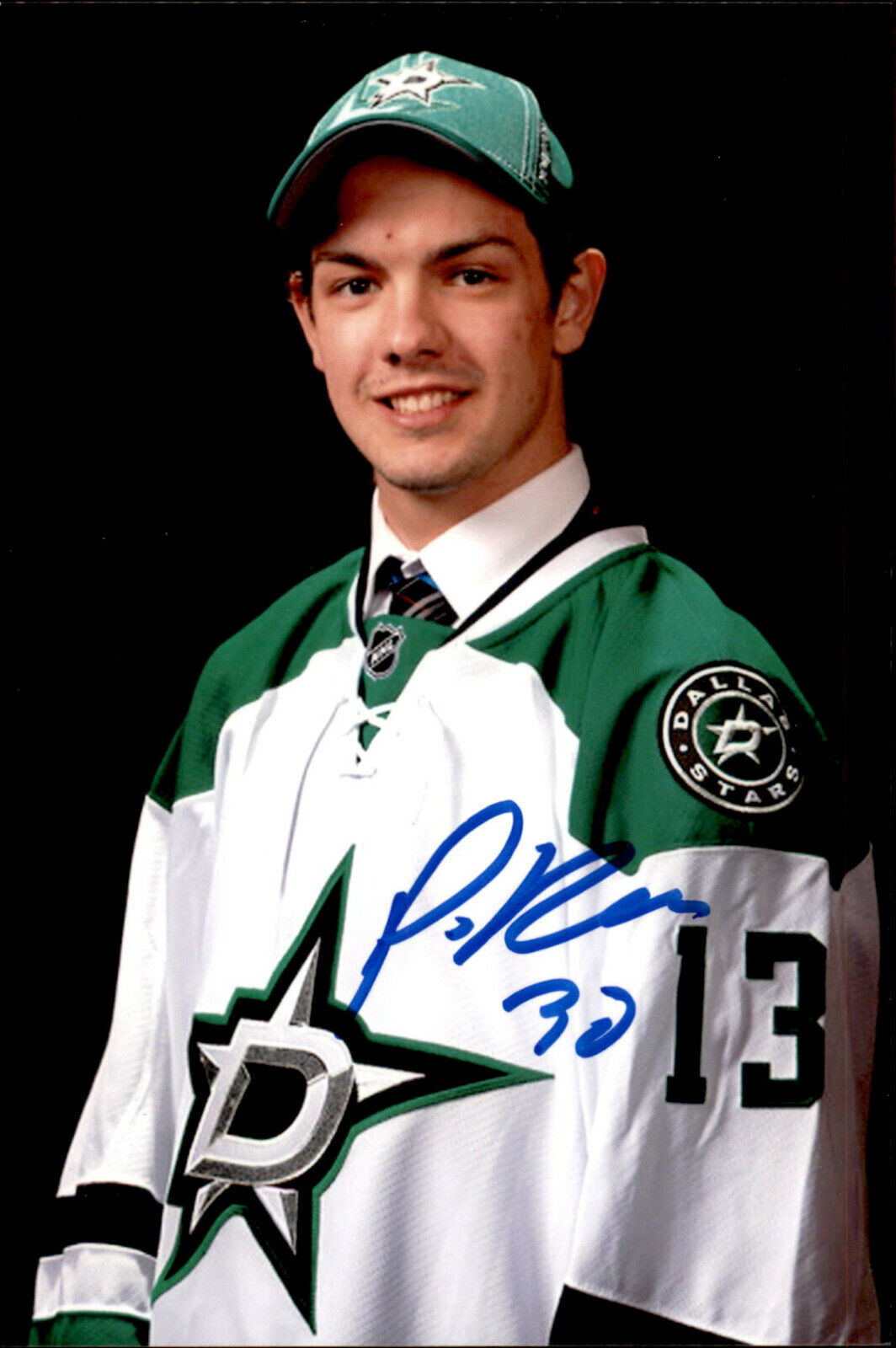 Philippe Desrosiers SIGNED 4x6 Photo Poster painting DALLAS STARS