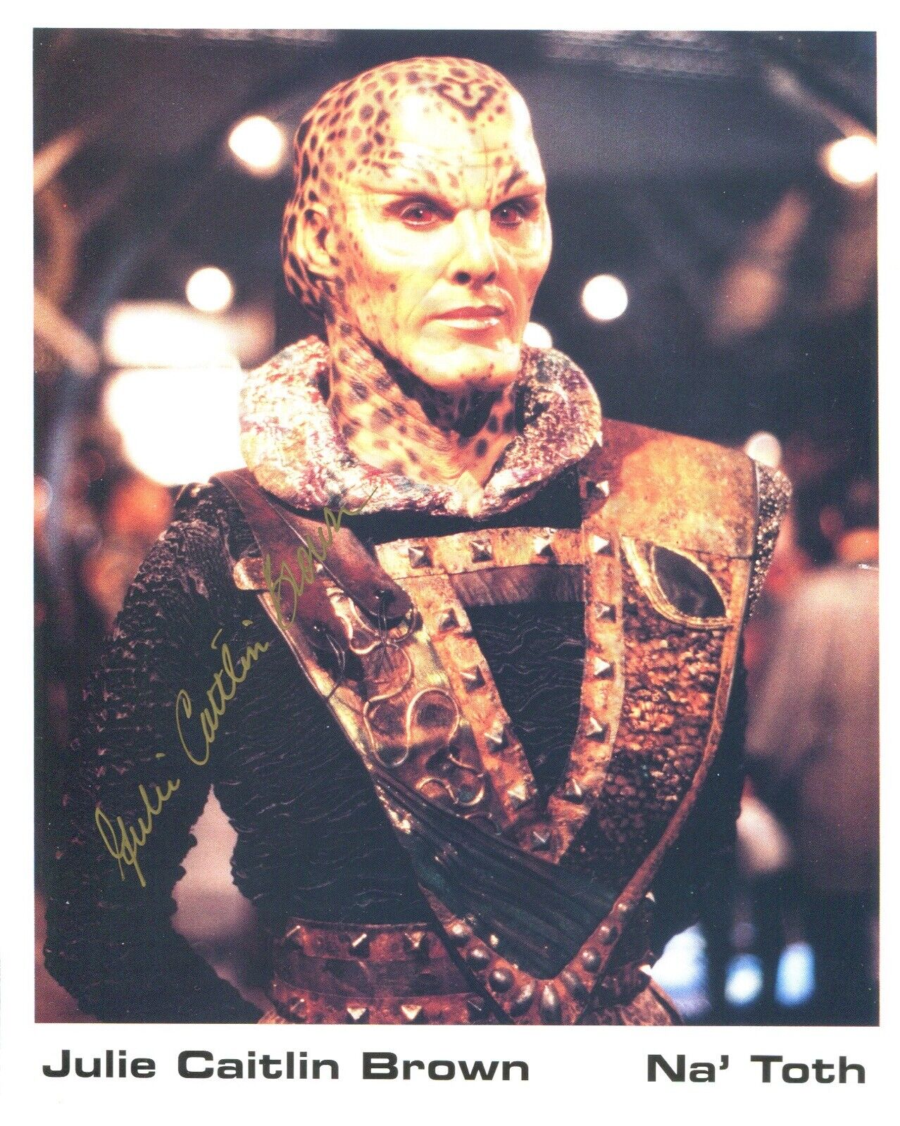 BABYLON 5 Photo Poster painting signed by Julie Caitlin Brown