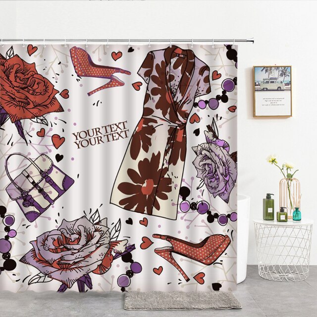 

Shower Curtain – Love Girl-180*180cm, 501 Original