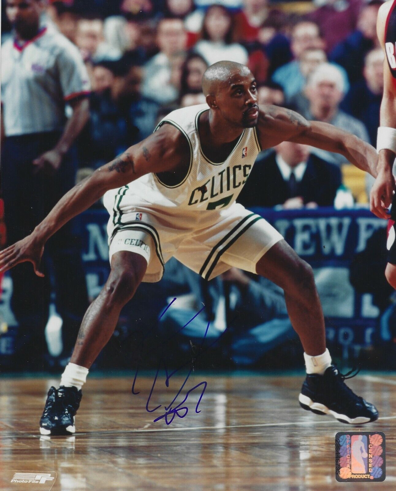 Signed 8x10 KENNY ANDERSON Boston Celtics Autographed Photo Poster painting w/COA