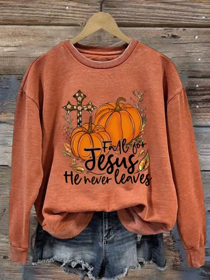 Women's autumn season print sweatshirt