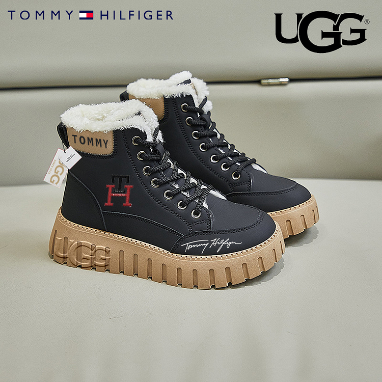 Ocieplane buty zimowe damskie Tommy Hilfiger® 2023 to wygodne, antypoślizgowe buty na co dzień