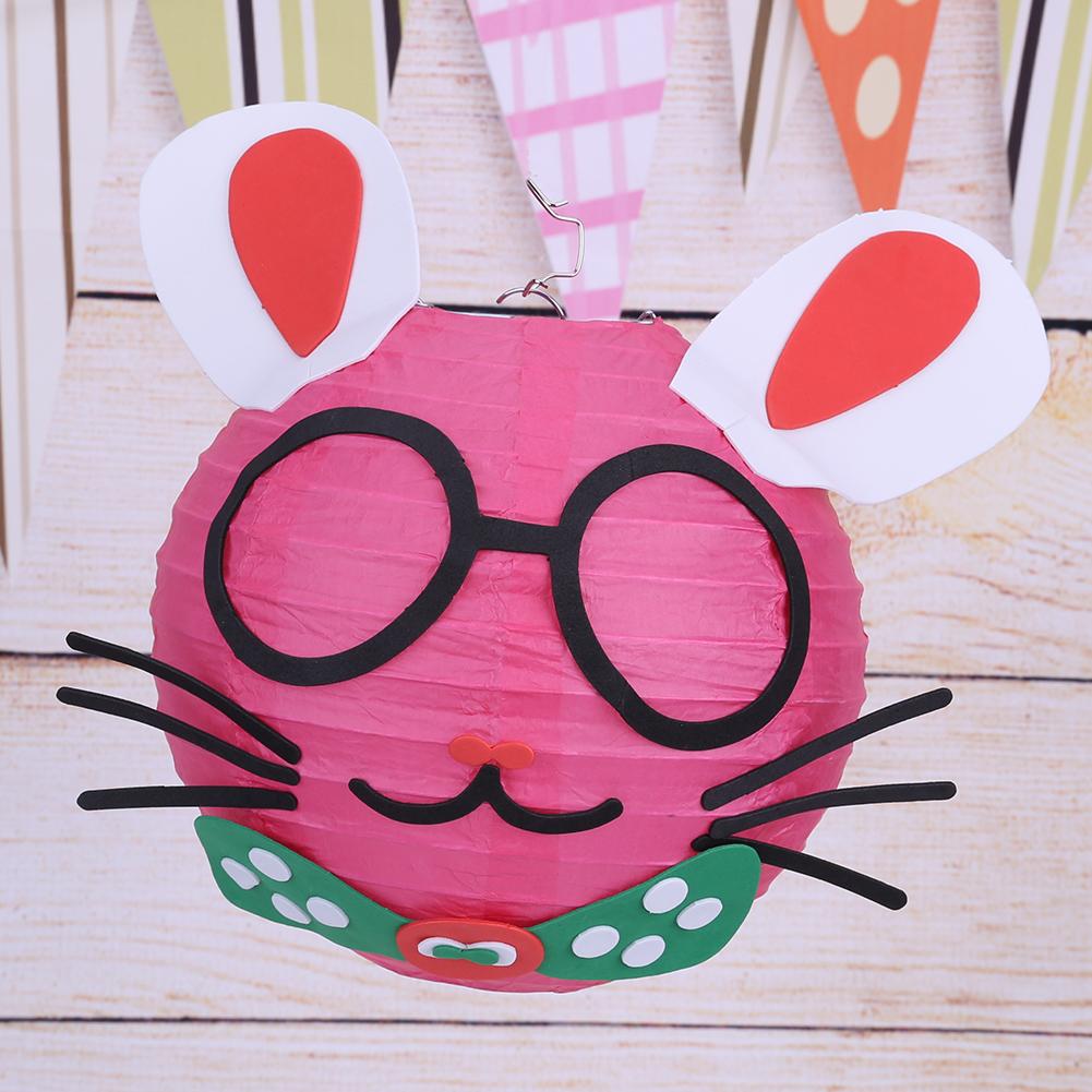 

DIY Cartoon Lantern Festive Children Handcrafted Round Paper Lantern, #6, 501 Original