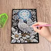 (US Local)Bird Special Shaped Diamond Painting Journal Notebook for Adults Students