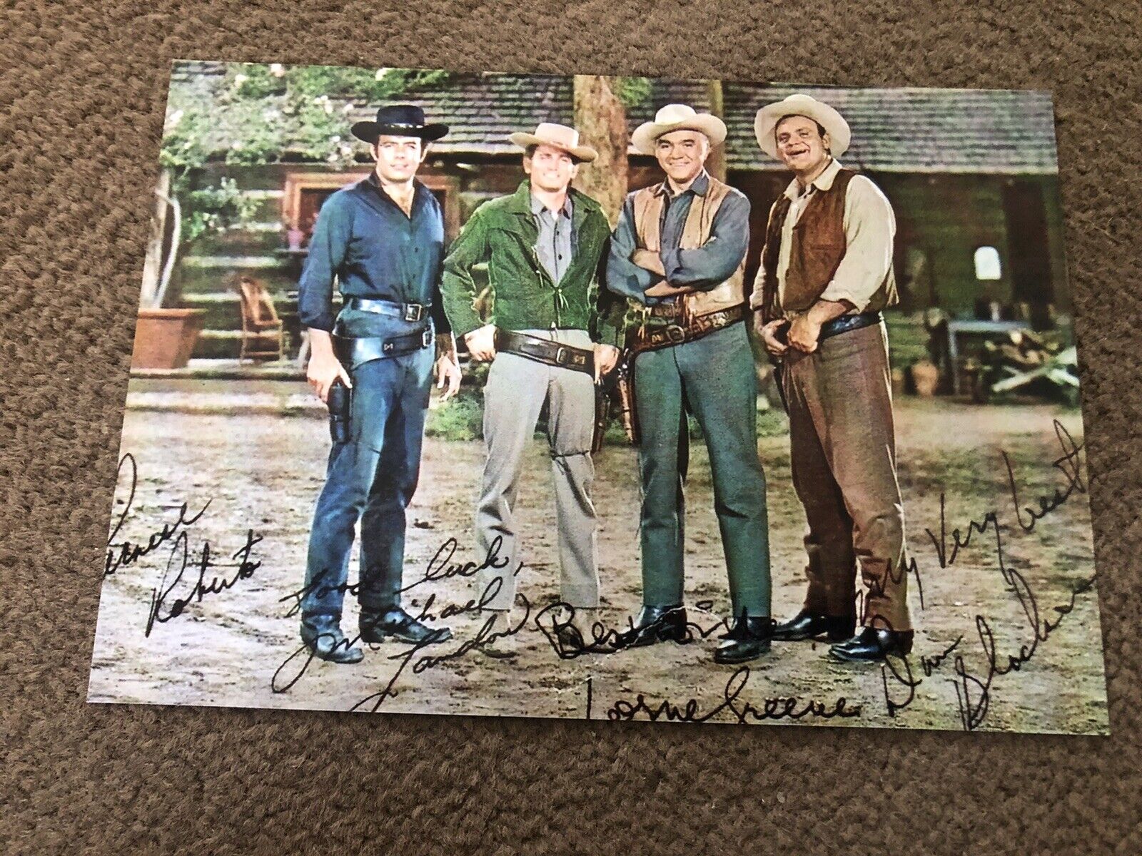 BONANZA - PRESIGNED Photo Poster painting- 7x5”