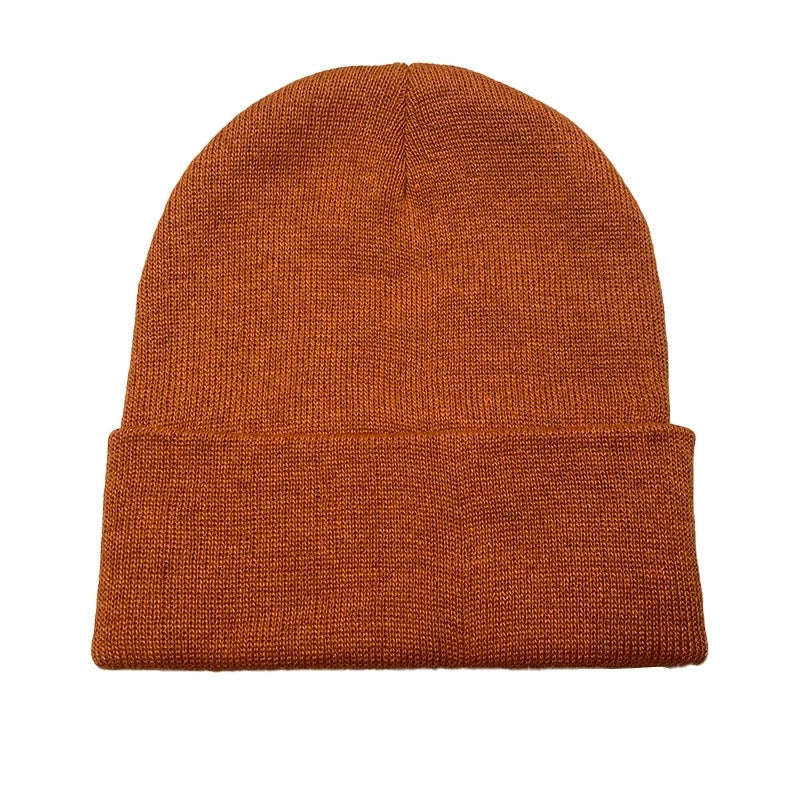 Unisex Minimalist Solid Color Eaveless Wool Cap