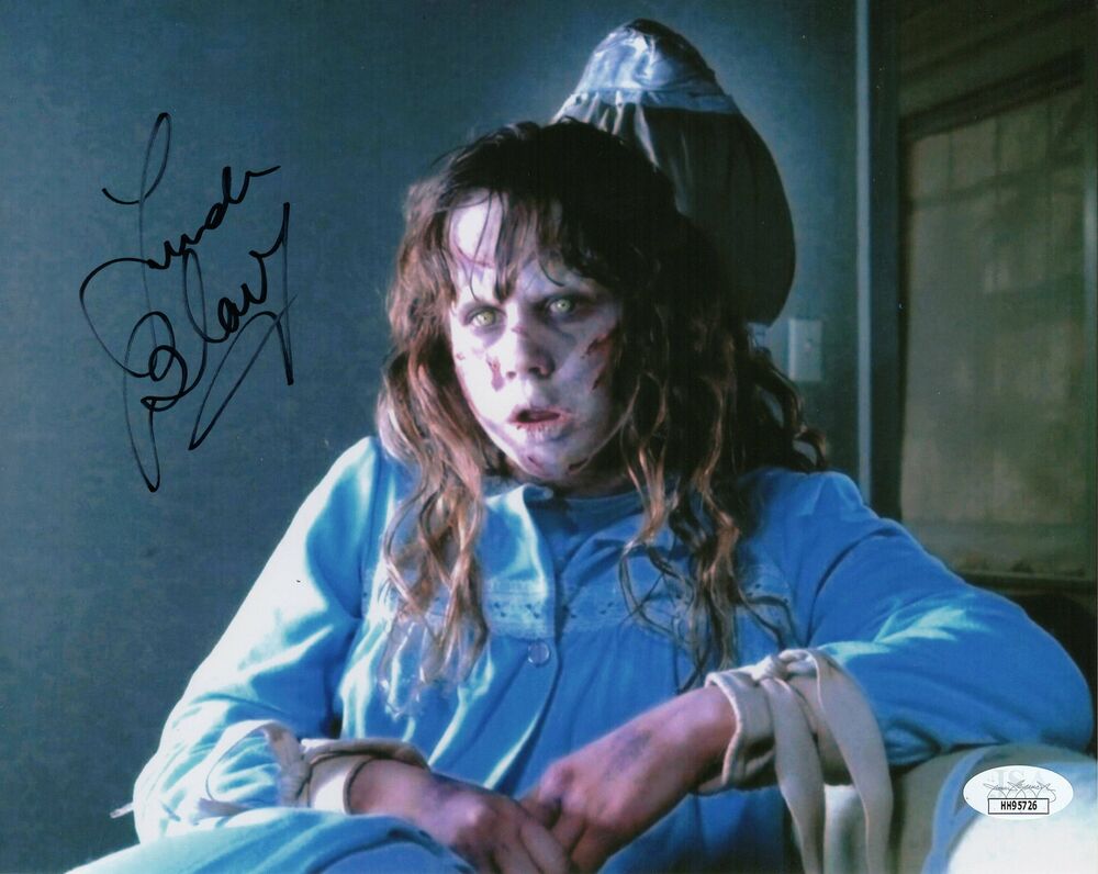 Linda Blair Autograph 8x10 Photo Poster painting The Exorcist Regan Signed  4