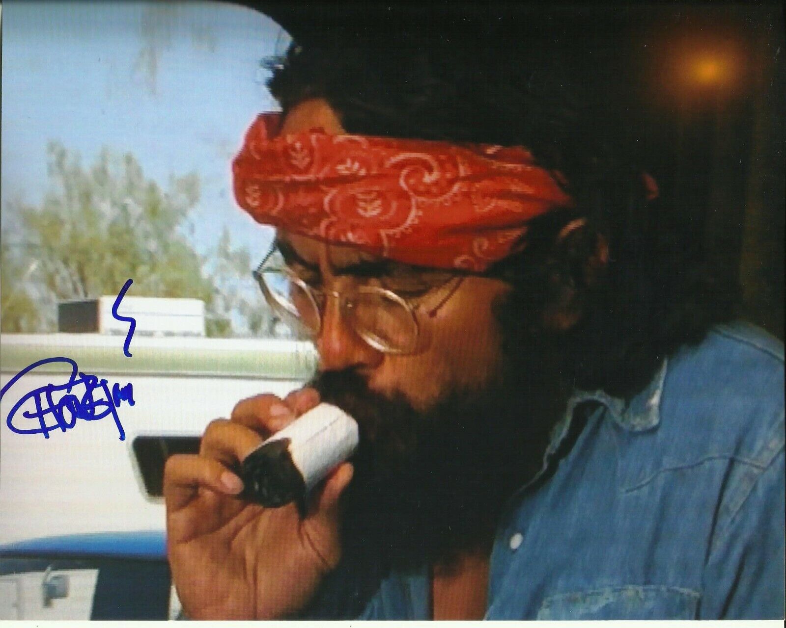 TOMMY CHONG SIGNED COOL Photo Poster painting UACC REG 242 (3)