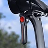 Smart Bike Rear Light 100 Lumen &ndash; with Brake/Light/Motion Sensor, 6 Modes, USB C Rechargeable, IP65 Waterproof, Mounts for Saddle & Seatpost, Donperegrino BX4 Bike Lights