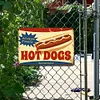 Hot dog calligraphy - Vintage Metal Signs(12*8Inch) 