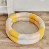 Inflatable Swimming Pool Baby  Outdoor Paddling Pool (Beige 90cm diameter)