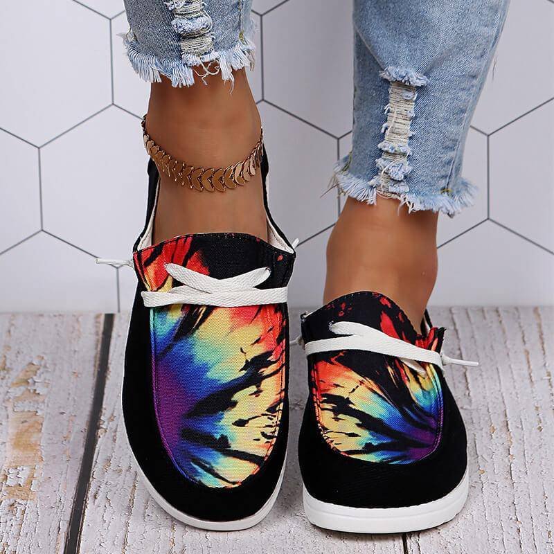Women's Casual Daily Soft Print Slip On Loafers