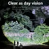 20W LED+COB High Power Flashlight Waterproof Zoomable Outdoor Bright Flashlight