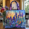 Bluebonnet Garden Song Quilted Tote  Bag