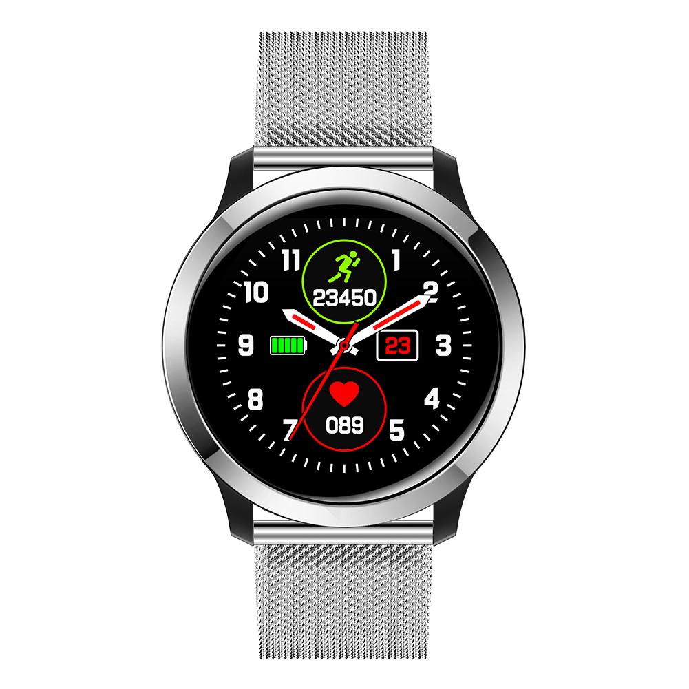 

E70 Smart Bracelet ECG+PPG IP68 HRV Sports Wristband (Sliver Steel Strap), 501 Original