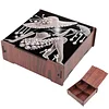 Diamond Painting Wooden Pearl Girl 4 Slots Diamond Painting Storage Box for Adult Beginner