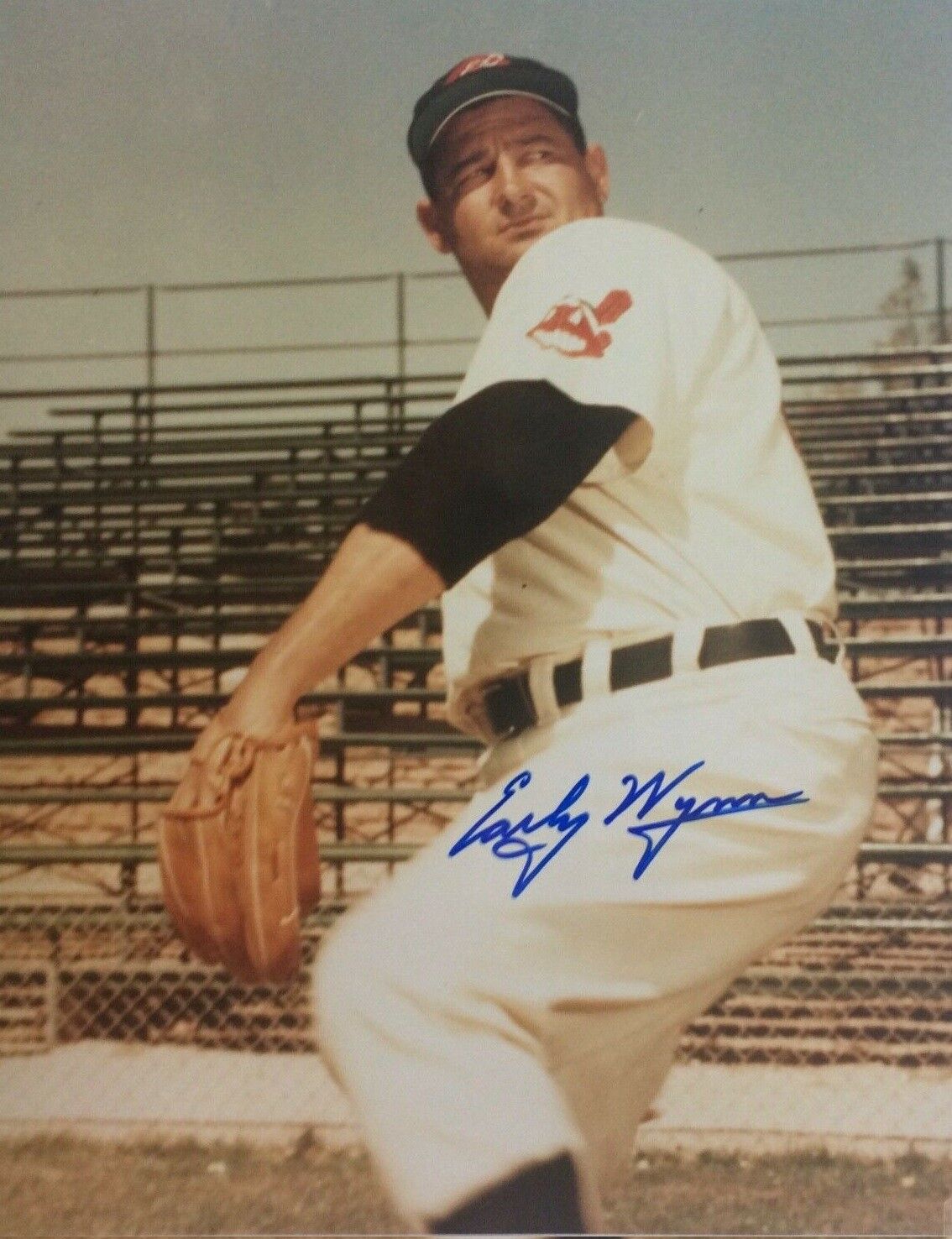 Early Wynn Autographed Signed 8x10 Photo Poster painting ( HOF Indians ) REPRINT