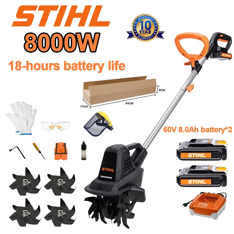 Pług akumulatorowy litowo-jonowy z silnikiem bezszczotkowym STIHL o mocy 15000 W