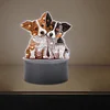 Cute Animal Diamond Painting LED Lamp Diamond Painting Night Light (Dog)