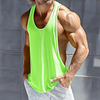  Men's Stylish Blue Tank Top for Summer Fitness and Casual Wear by Inlyline