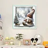 (US Local)Gnome-14CT Counted Cross Stitch Kit(40x40cm)